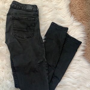American Eagle black jeggings